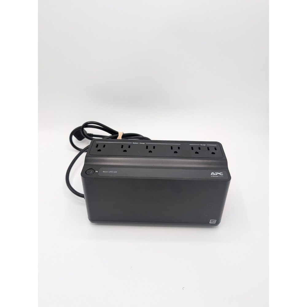 APC Back-UPS BE425M 425VA 255W 6-Outlet Battery Backup UPS Surge Black